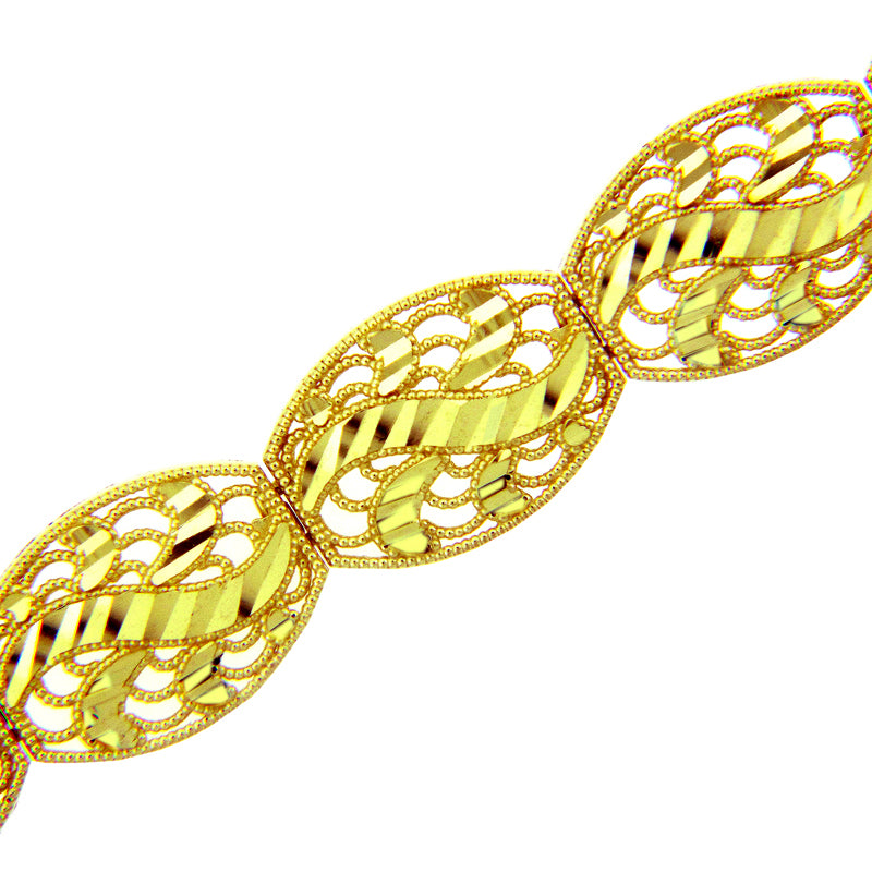 Yellow Gold Versaille Bracelet, view 4